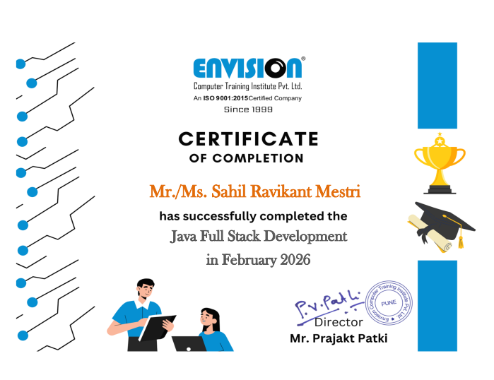 Java Certificate